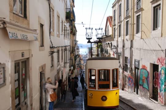 リスボンの街並み