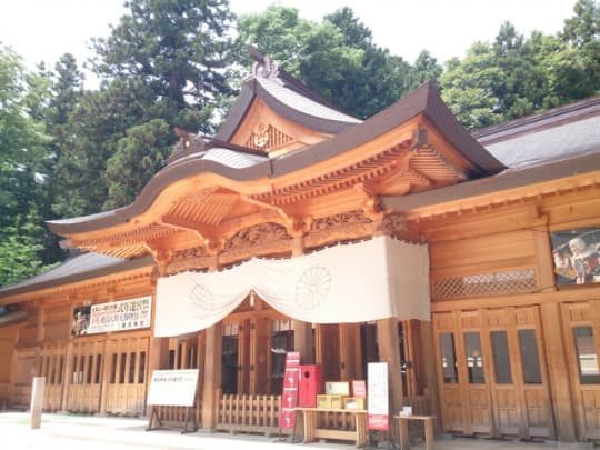 穂高神社拝殿