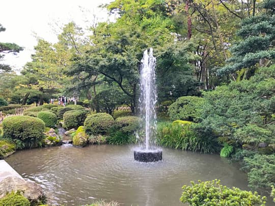 日本最古の噴水