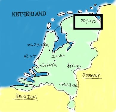 オランダ地図