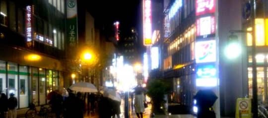 川崎夜の繁華街