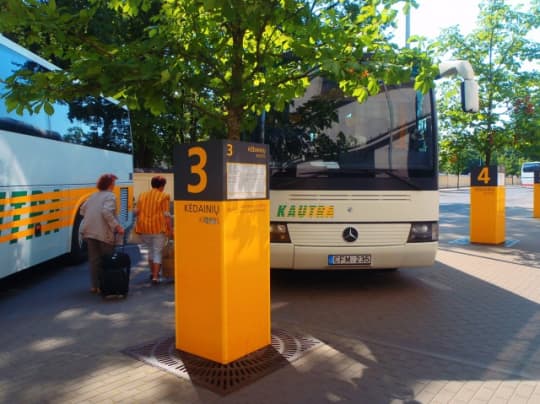 リトアニア国内の長距離バス