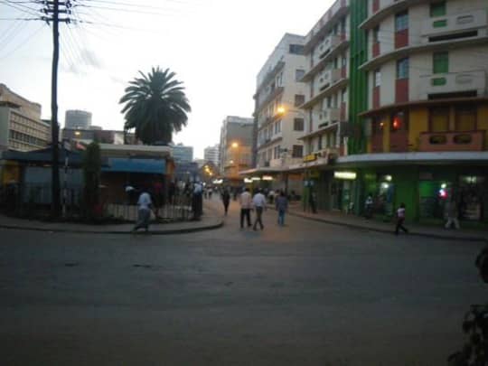 タンザニアの町