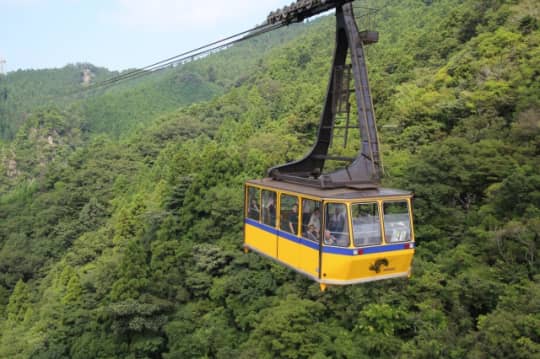 太龍寺ロープウェイ　往路