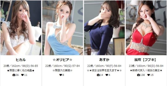 Evolution 1st(エボリューションファースト)_女性一覧
