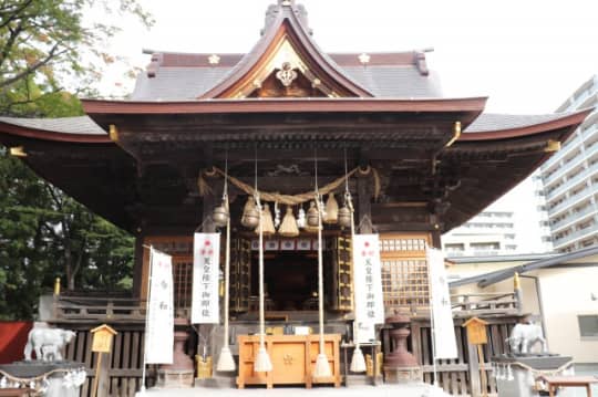 榴岡天満宮の拝殿