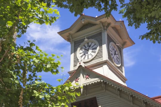 札幌の時計台の画像