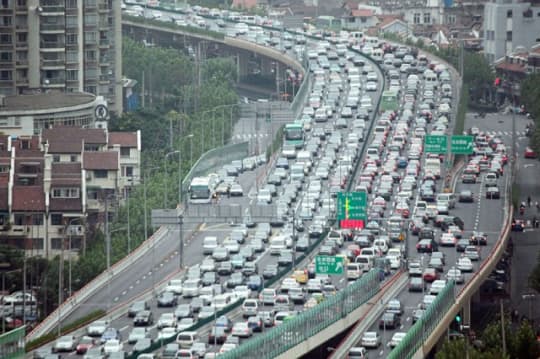 上海の渋滞