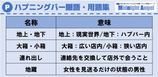 ハプバー隠語