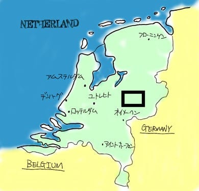 オランダ地図