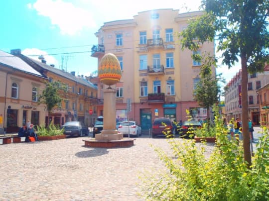 トラカイの街並み