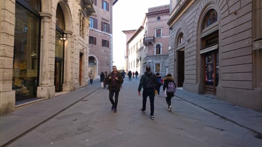 シエナの街並み