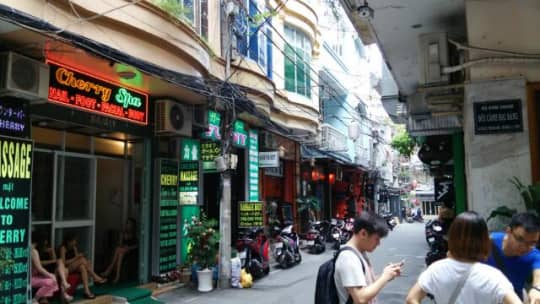 ホーチミン日本人街のSPA