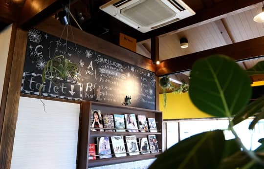 87cafeの店内