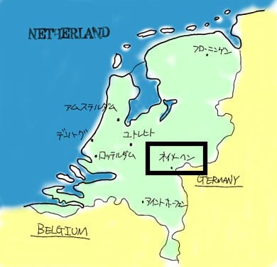 オランダ地図