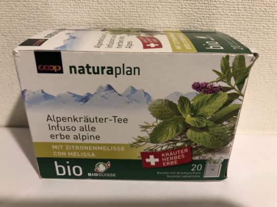 スイスアルペンのハーブティ