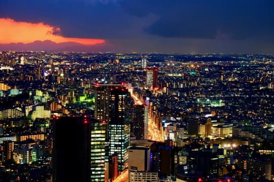 渋谷の夜景