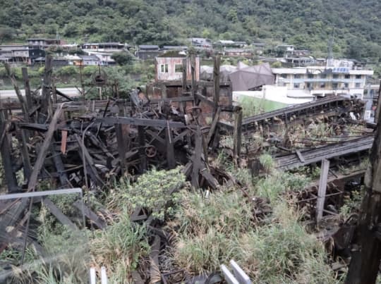 猴硐猫村の廃墟