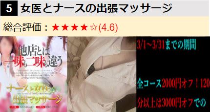 ナースと女医の出張マッサージ/女の子･ロゴ