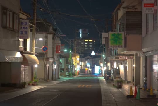 佐賀・嬉野温泉街