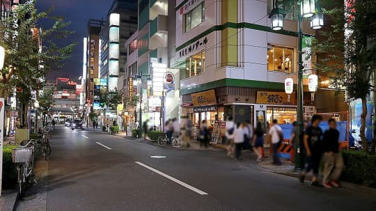 立川の街の風景