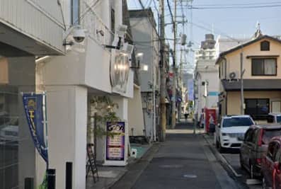 お店の前