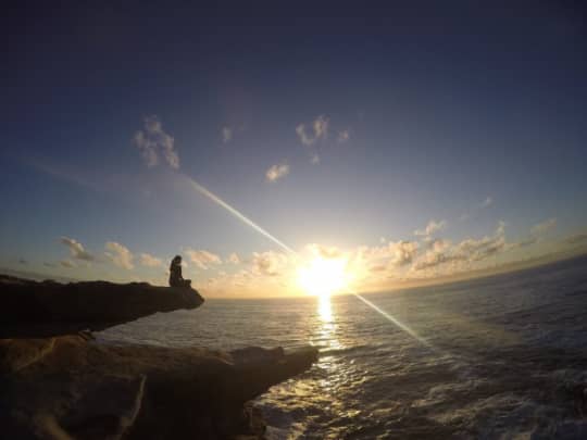 ボンダイビーチの朝日