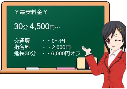 回春性感メンズエステ猫の手 名古屋駅／納屋橋の料金表