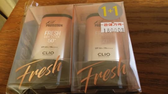 CLIO　Kill PROTECTION　FRESH SUN STICK　SPF50