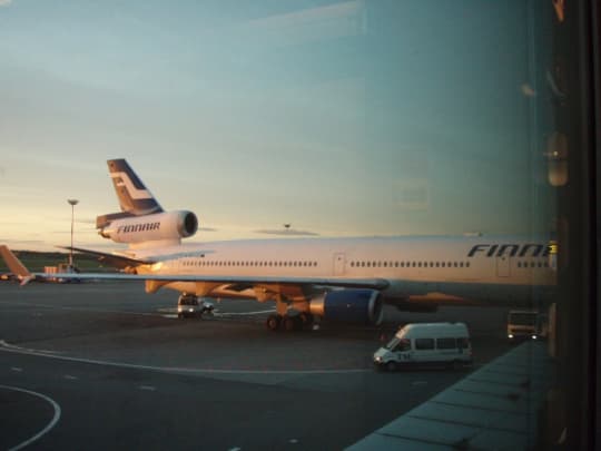 フィンランド航空の飛行機