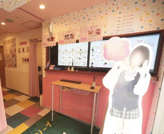 受付からお部屋までの店内の流れ