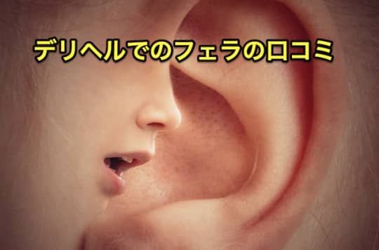 デリヘル　フェラ　口コミ