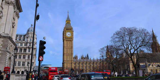 ロンドン名物「ビッグベン」を一枚