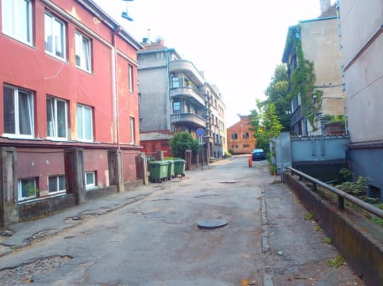 カウナスの路地