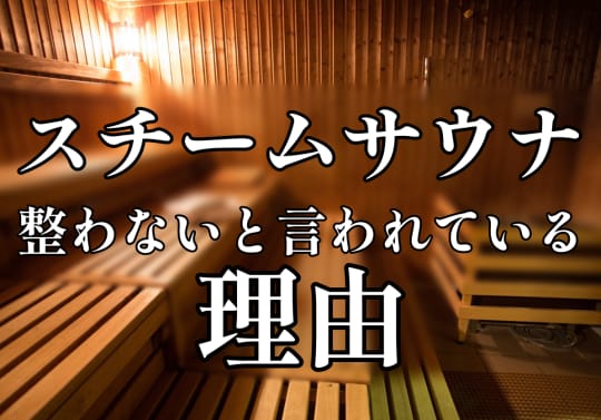 スチームサウナ 整わない