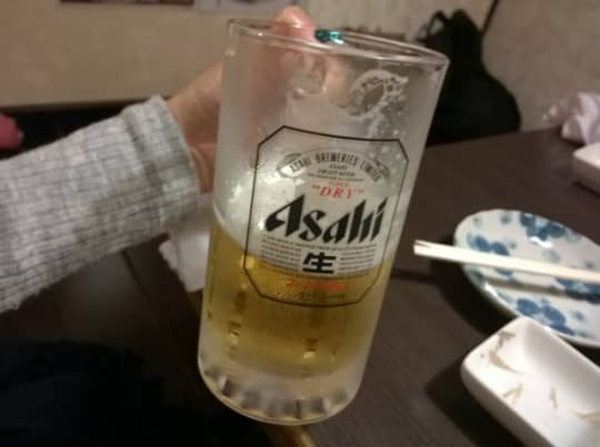 台湾でいただく日本のビールは高い