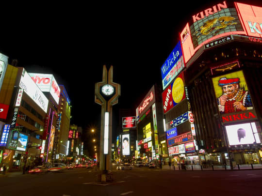 すすきの夜景