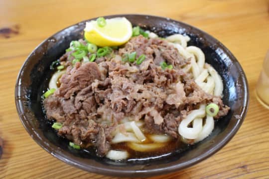 つるや　ぶっかけ肉うどん