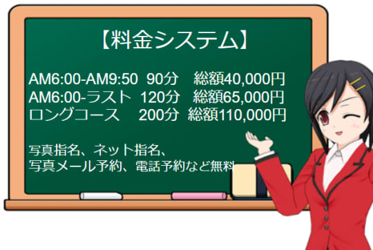 ドンファンの料金表