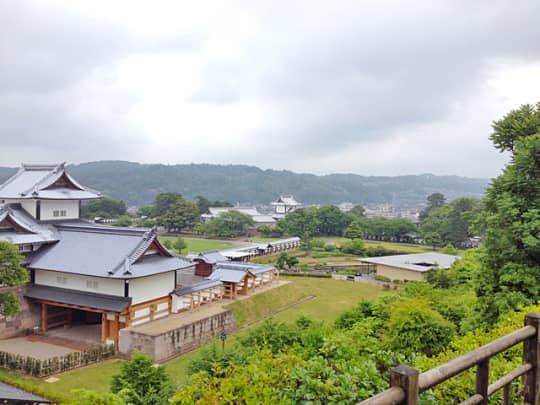 金沢城俯瞰