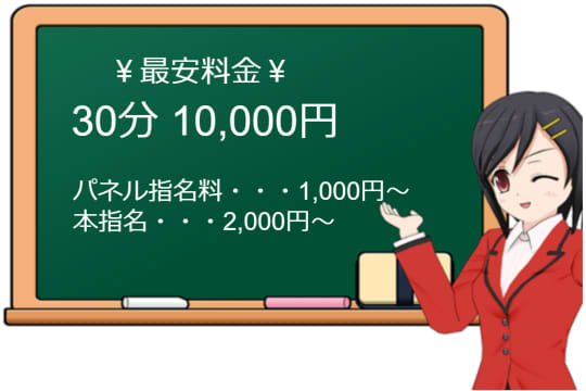 クラブハーツの料金表