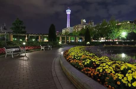 山下公園の夜