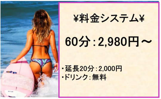 Tokyo Toplessの料金表