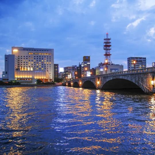 新潟市のの夜景