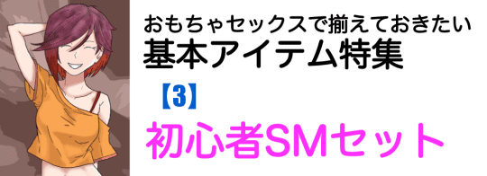 拘束具で迷ったら初心者SMセットがおススメ