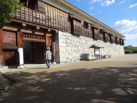 松山城二の丸史跡