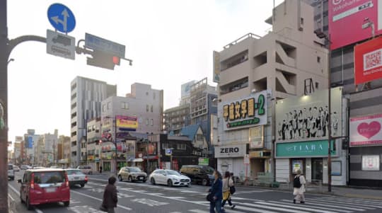 曙町2丁目北交差点