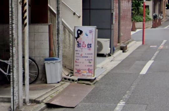 紫の蝶