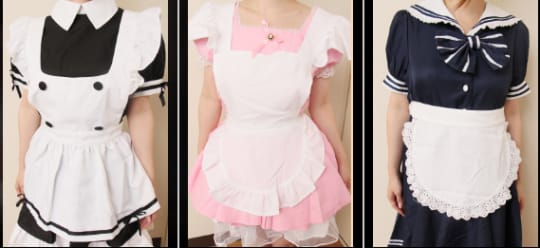 池袋コスプレ痴漢電車のメイド服