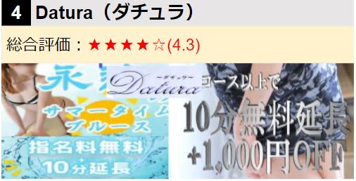 全国エステランキング/Daturaロゴ